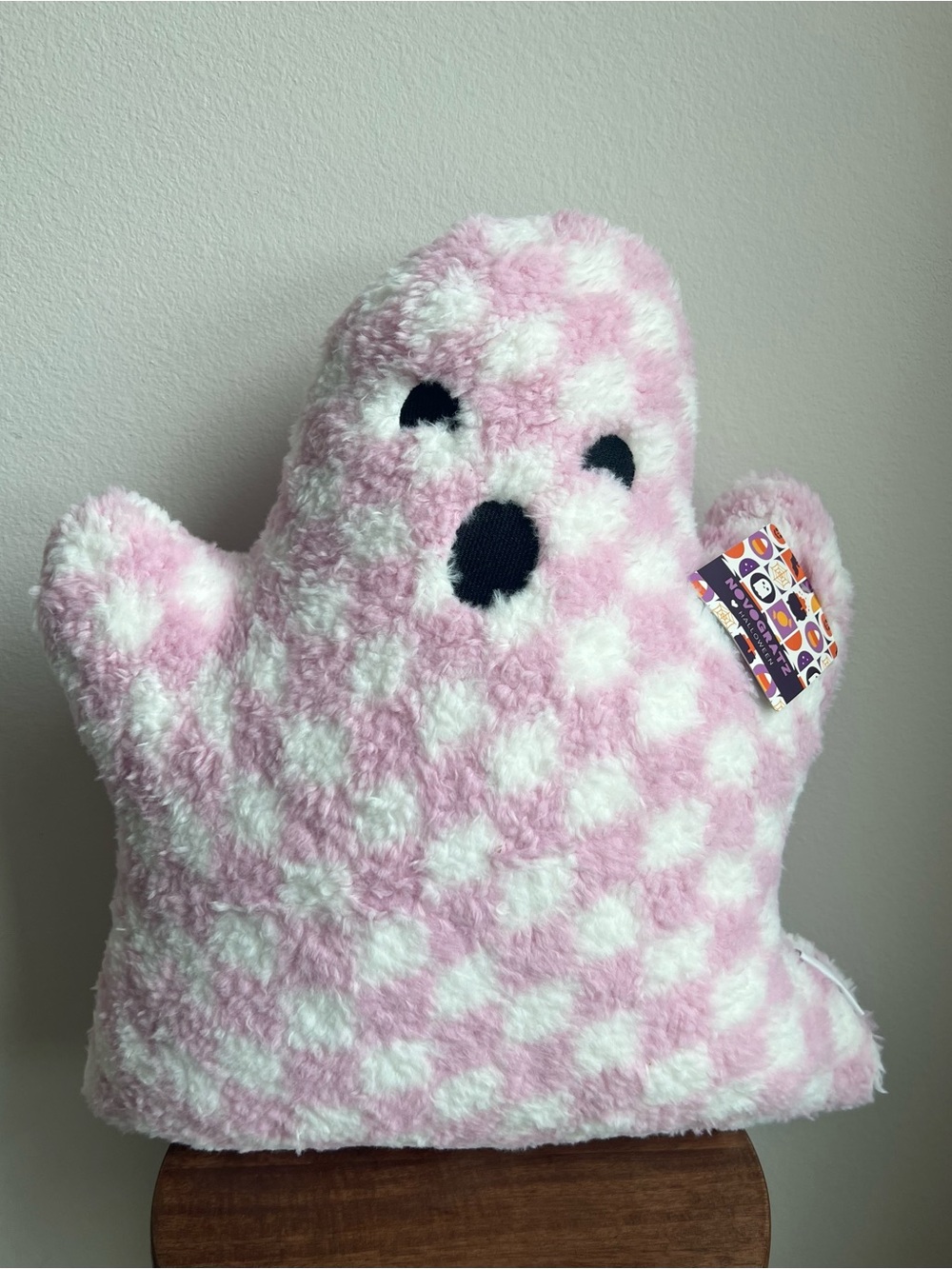 Novogratz SUPER SOFT Ghost Pinkish Purple & White Halloween
Pillow RARE NWT